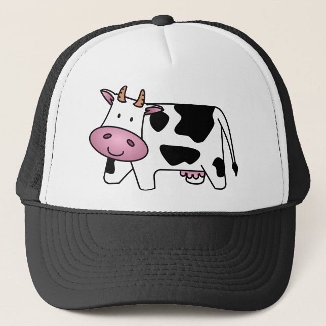 Gorra De Camionero Vaca feliz (Anverso)