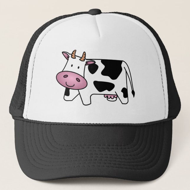 Gorra De Camionero Vaca lechera linda (Anverso)