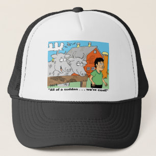 GORRA DE CAMIONERO VACA/REGALOS DEL DIBUJO ANIMADO DEL ANILLO/DEL