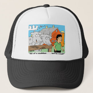 GORRA DE CAMIONERO VACA/REGALOS DEL DIBUJO ANIMADO DEL ANILLO/DEL