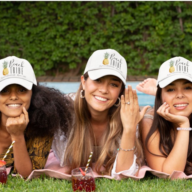 Gorra De Camionero Vacaciones de Bachelorette para Chicas de la tribu (Subido por el creador)