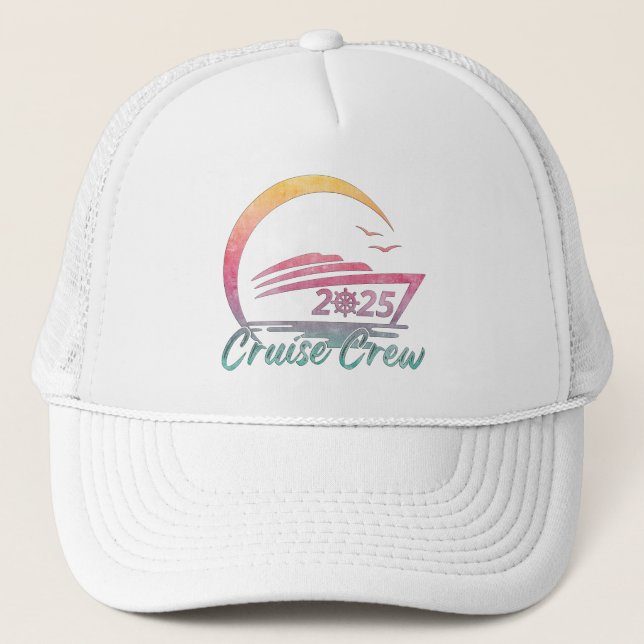 Gorra De Camionero Vacaciones de crucero de crucero 2025 Fun Cruise (Anverso)