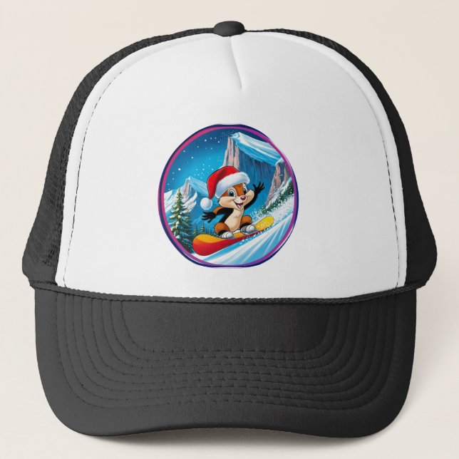 Gorra De Camionero vacaciones de navidades (Anverso)
