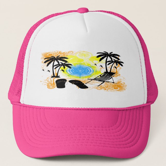 Gorra De Camionero Vacaciones de verano (Anverso)