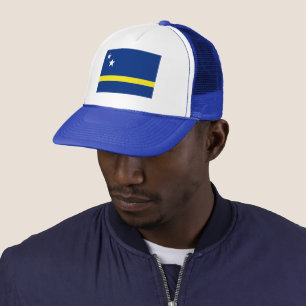 Gorra De Camionero Vacaciones en el país de Curazao Bandera Nacional