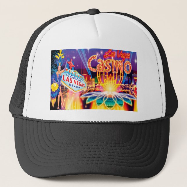 Gorra De Camionero Vacaciones en Las Vegas (Anverso)