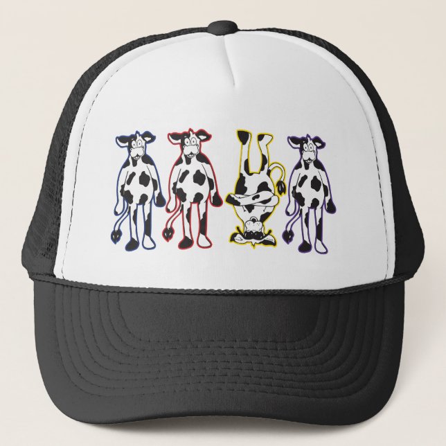 Gorra De Camionero vacas (Anverso)