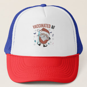 Gorra De Camionero Vacunación de Navidades graciosos de af vacunados