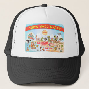 Gorra De Camionero Vacunación de SoCal 100%