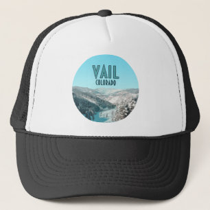 Gorra De Camionero Vail Colorado Snow Mountains Vintage