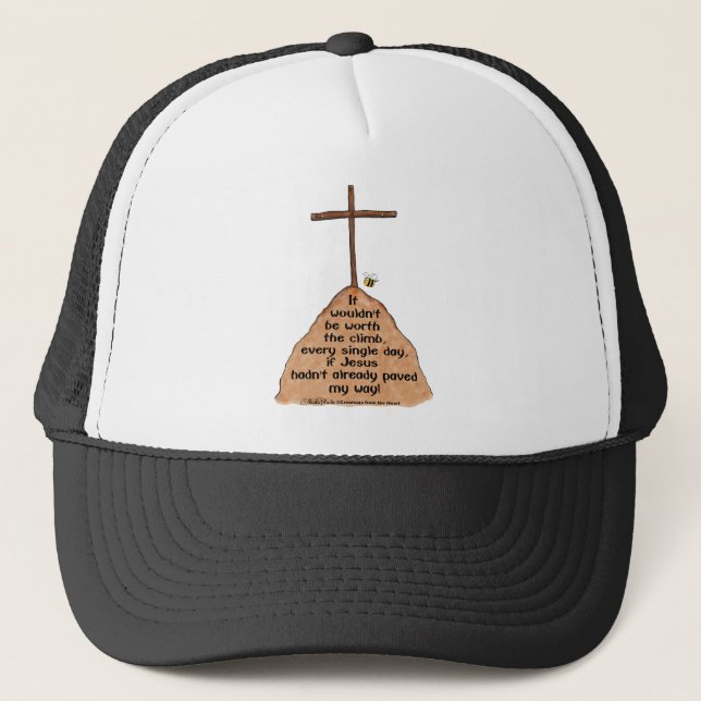 Gorra De Camionero Vale la pena subir (Anverso)