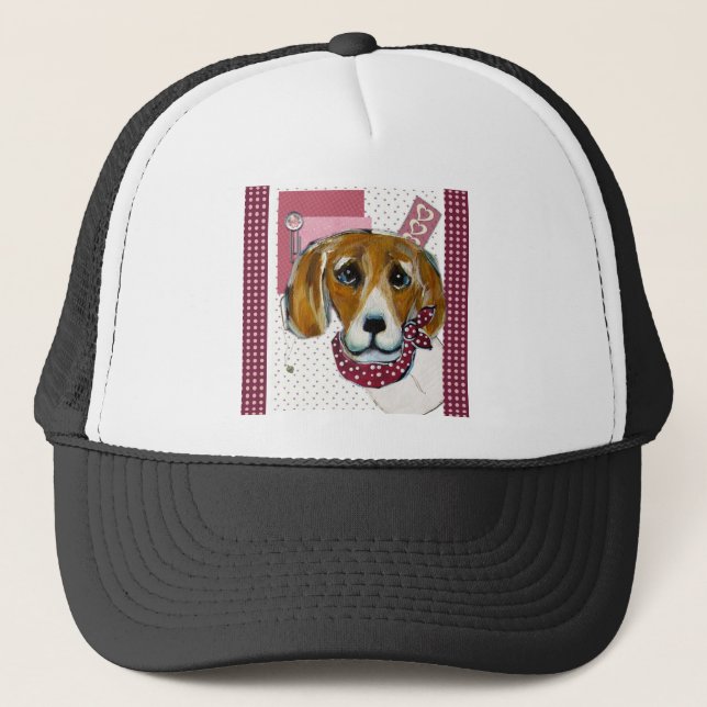 GORRA DE CAMIONERO VALENTINE BEAGLE (Anverso)