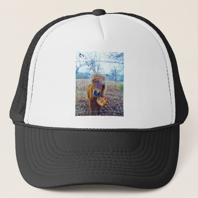 Gorra De Camionero Valentine Heart Horse (Anverso)