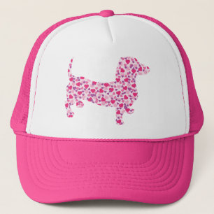 Gorra De Camionero Valentine Hearts Dachshund