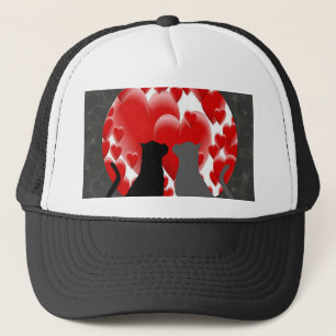 Gorra De Camionero Valentine Kitties