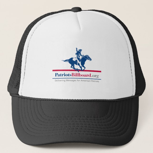 Gorra De Camionero Valores americanos de la ayuda con (Anverso)