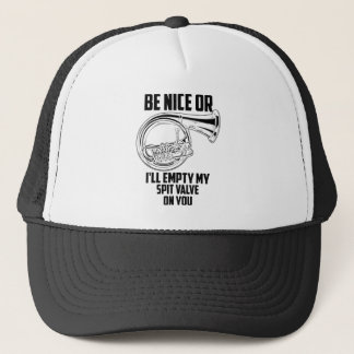 Gorra De Camionero Válvula de espiga de cuerno francesa graciosa mari