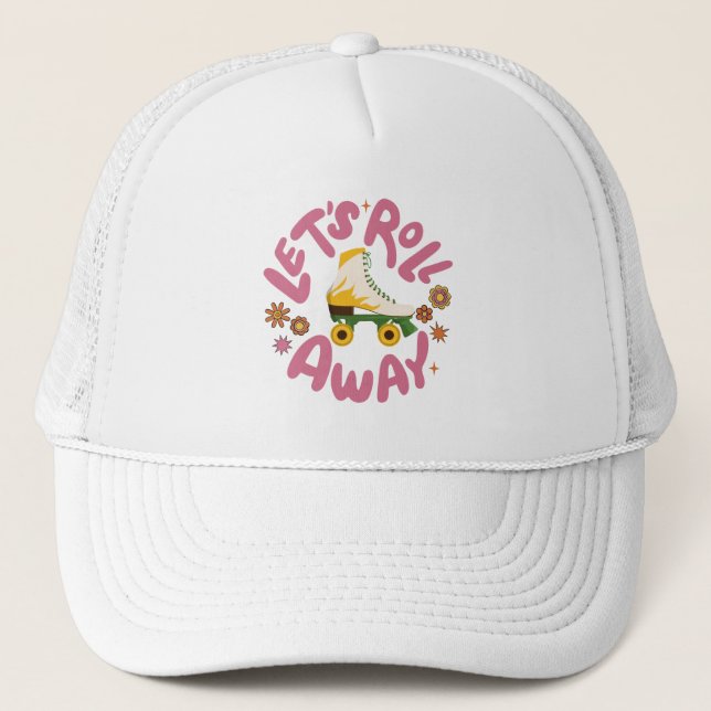 Gorra De Camionero Vamos a eliminar los patines de patinaje (Anverso)