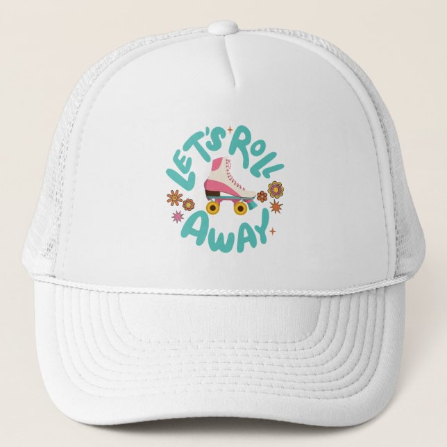 Gorra De Camionero Vamos a eliminar los patines de patinaje (Anverso)