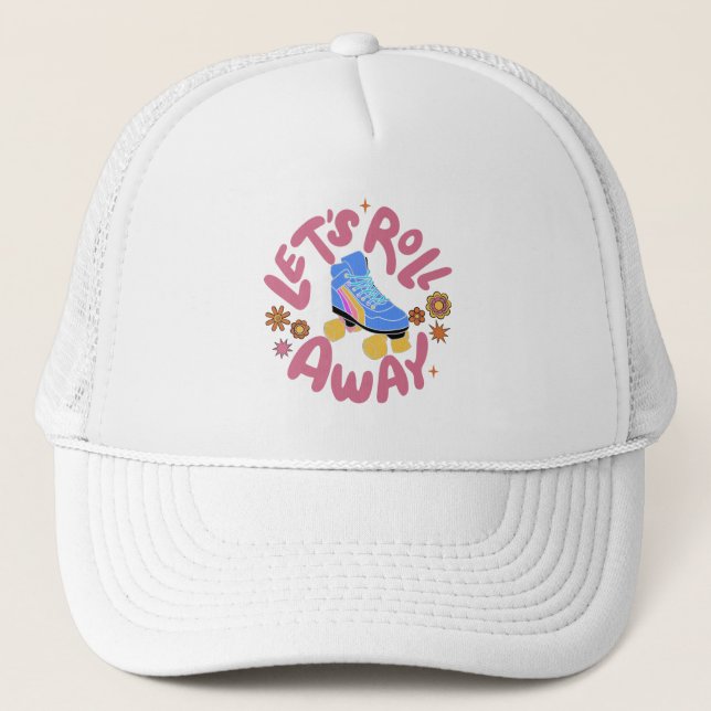 Gorra De Camionero Vamos a eliminar los patines de patinaje (Anverso)