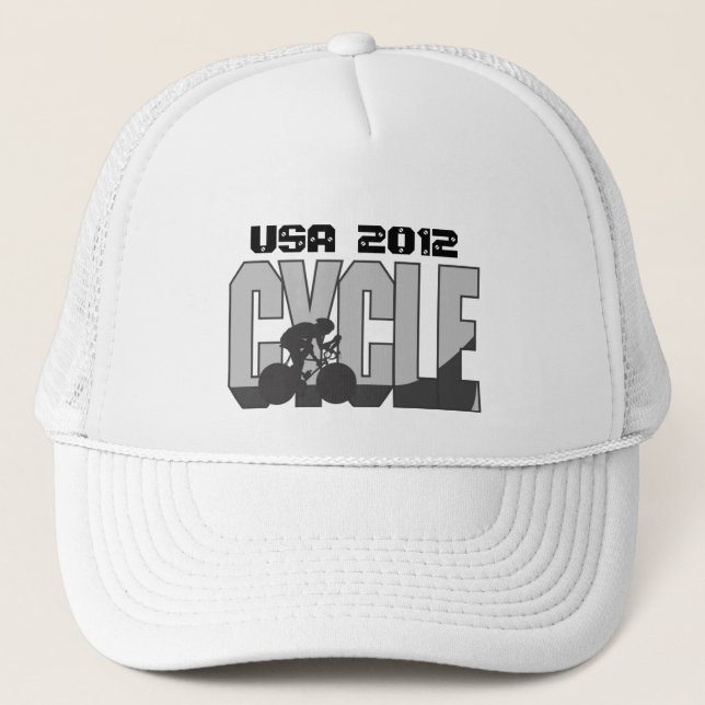 Gorra De Camionero Vamos a hacer ciclismo - (Anverso)