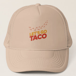 Gorra De Camionero Vamos a las huellas de pollo de TACO