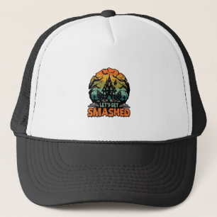 Gorra De Camionero Vamos a romper Halloween Casa Embrujada Atardecer
