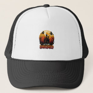 Gorra De Camionero Vamos a romper Halloween Castillo Embrujado Brujas