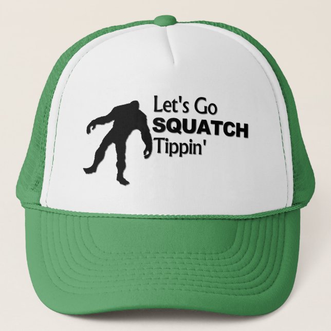 Gorra De Camionero Vamos a squatch Tippin Bobo (Anverso)