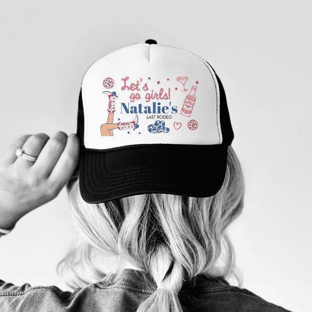 Gorra De Camionero Vamos Chicas Cowgirl la última bachillerato de rod (Subido por el creador)