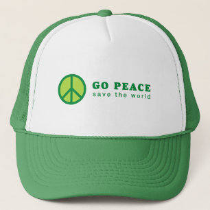 Gorra De Camionero Vamos Paz (Verde)