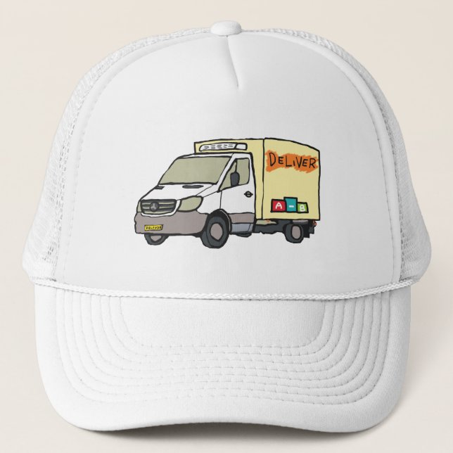 Gorra De Camionero Van De Entrega (Anverso)