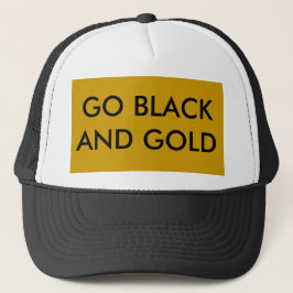 GORRA DE CAMIONERO VAN EL NEGRO Y EL ORO