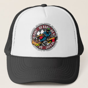 Gorra De Camionero Van las Carreras de Kart