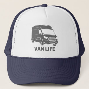 Gorra De Camionero VAN LIFE Nomad Adventure Travel Camping Lifestyle 