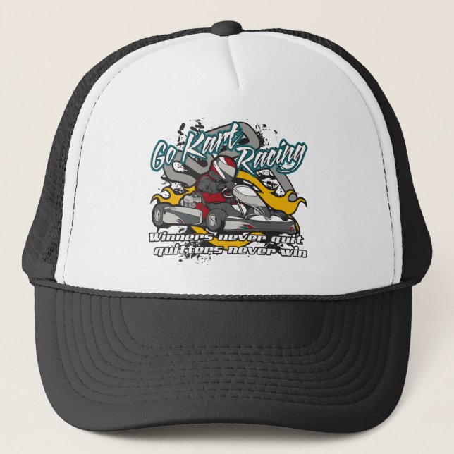 Gorra De Camionero Van los ganadores de Kart (Anverso)