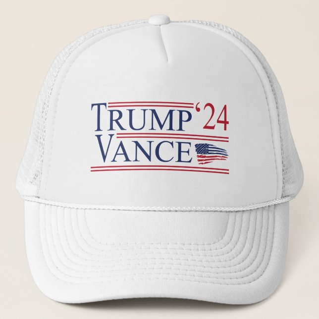 Gorra De Camionero Vance de Trump 2024 (Anverso)