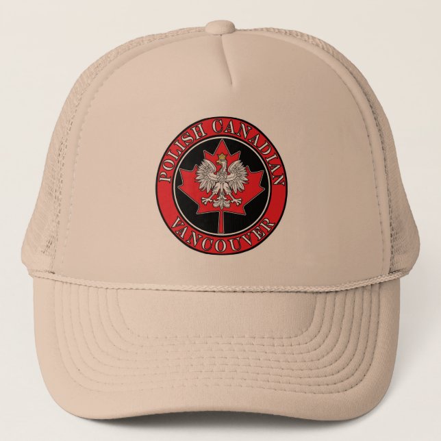Gorra De Camionero Vancouver Ronda Polaca Leaf Canadiense (Anverso)