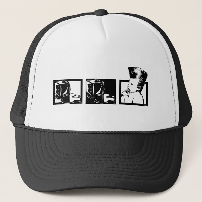Gorra De Camionero Vanilla Ice - bebé del hielo del hielo (Anverso)