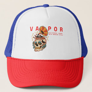 Gorra De Camionero Vapor: ¡Encanto de la vieja escuela con estilo mod