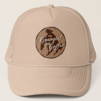 Gorra De Camionero "Vaquera en casquillo del café"