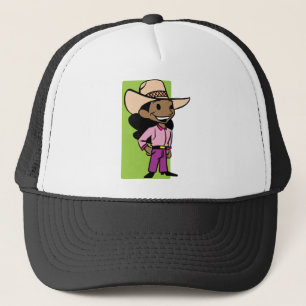 Gorra De Camionero Vaquera en púrpura