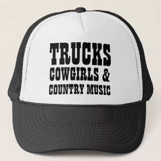Gorra De Camionero Vaqueras y música country de los camiones
