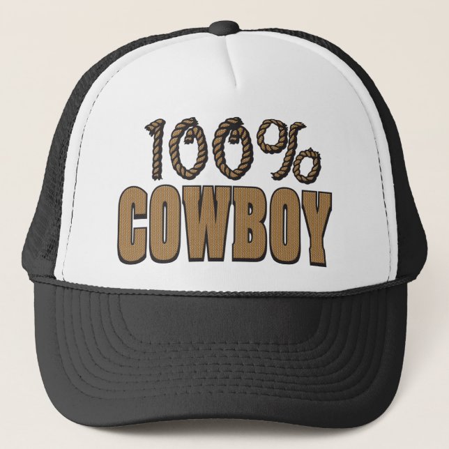 Gorra De Camionero Vaquero al 100% (Anverso)