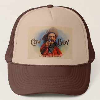 Gorra De Camionero Vaquero - anuncio del vintage - golpes la marca