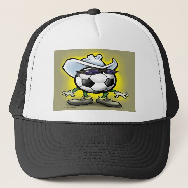Gorra De Camionero Vaquero de fútbol (Anverso)