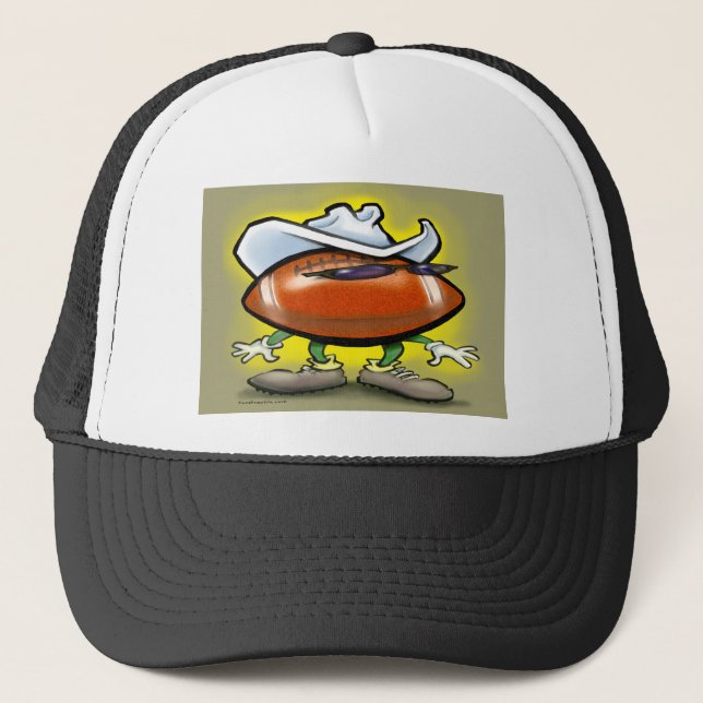 Gorra De Camionero Vaquero de Fútbol (Anverso)