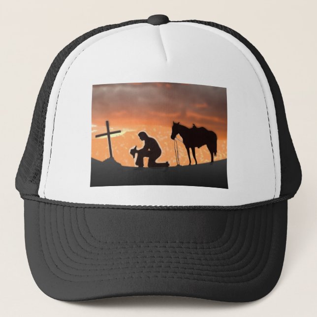 Gorra De Camionero Vaquero solitario (Anverso)