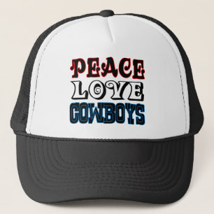 Gorra De Camionero Vaqueros del amor de la paz