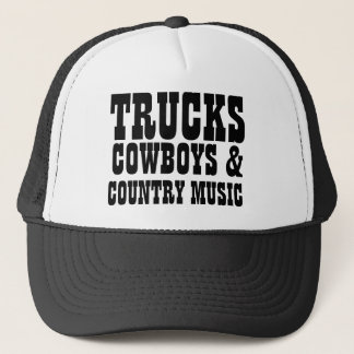 Gorra De Camionero Vaqueros y música country de los camiones